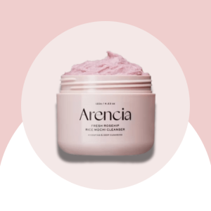 Arencia Rice Mochi Cleanser – Fresh Rosehip | Gentle Brightening Cleanser